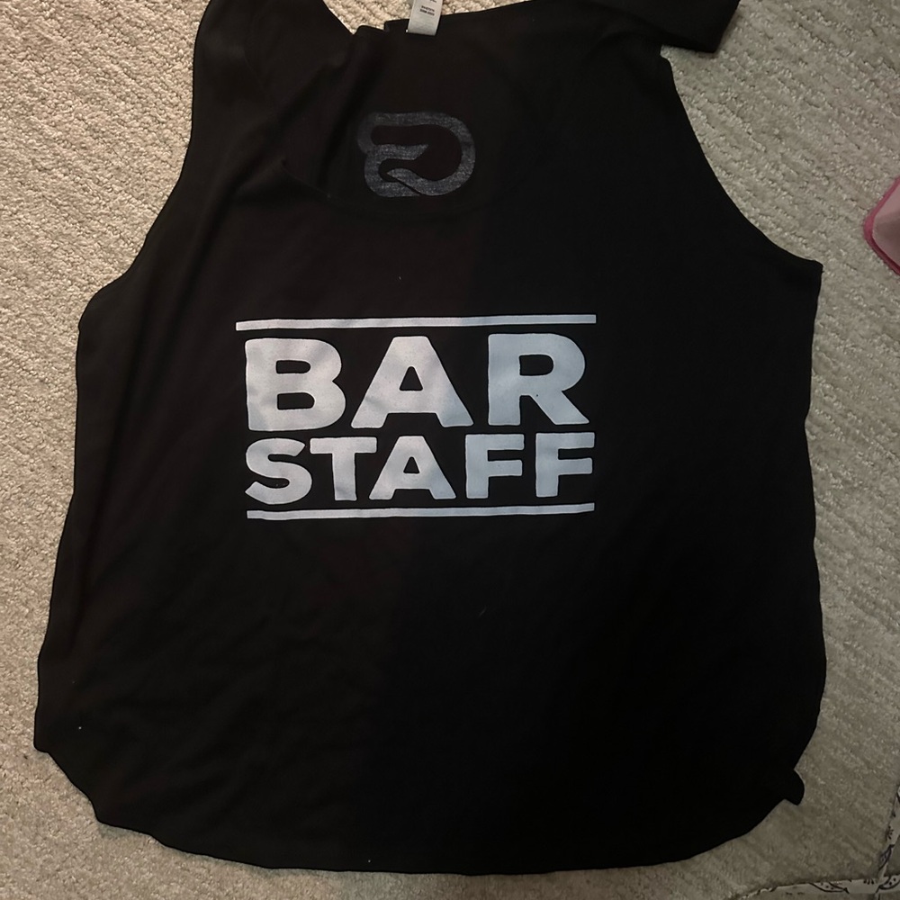 Black Bar Staff Tank Top Cyclebar